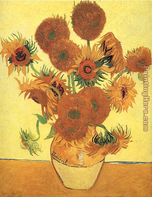 Vincent van Gogh 15 Sunflowers